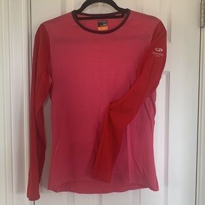 ICEBREAKER Merino Wool, Top, Size L